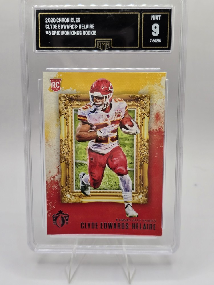 2020 Chronicles Gridiron Kings Clyde Edwards-Helaire Rookie RC #GK-8 Chiefs Card