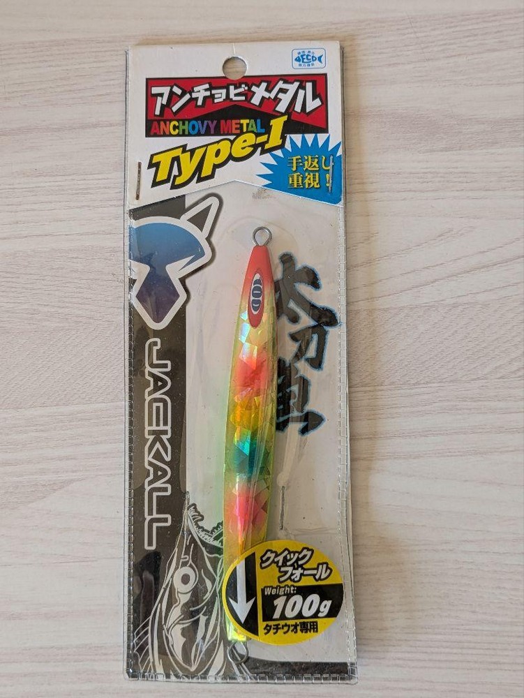 Fishing Lure Jackall Anchovy Metal Type-1 100G Multicolor