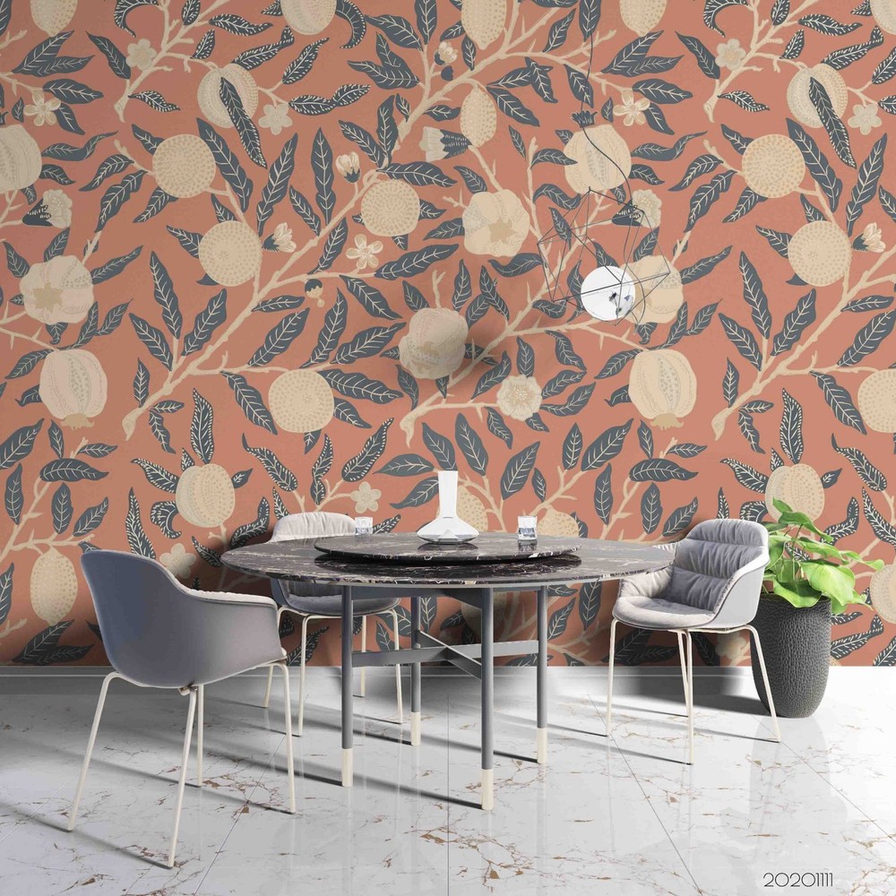 3D Fruit Pomegranate Pattern Wall Murals Wallpaper Murals Wall Sticker 4