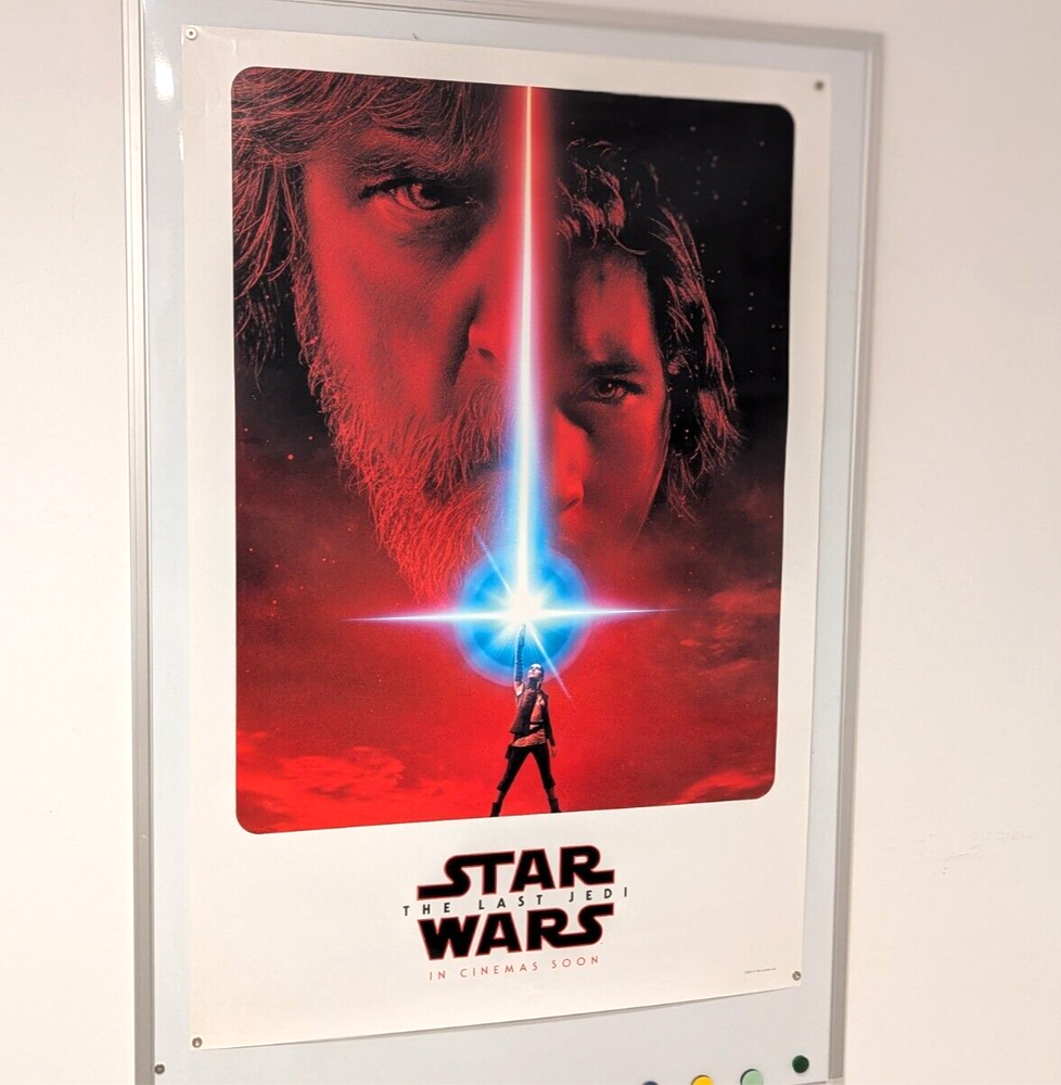 Star Wars The Last Jedi Original Backlit Light Box Poster DS 27x40
