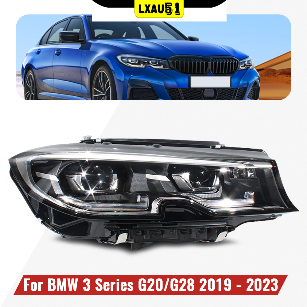 Right Headlight W/AFS For BMW 3 Series 2019-2021 G20 G21 340i 330i LED Head Lamp