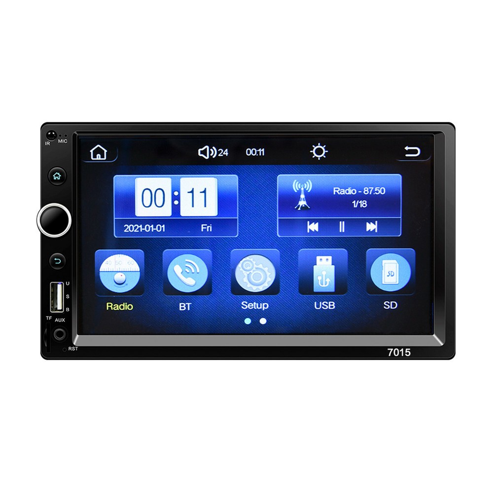 7in 2DIN Car Stereo MP5 Player with Bluetooth FM USB SD TF Touchscreen-image