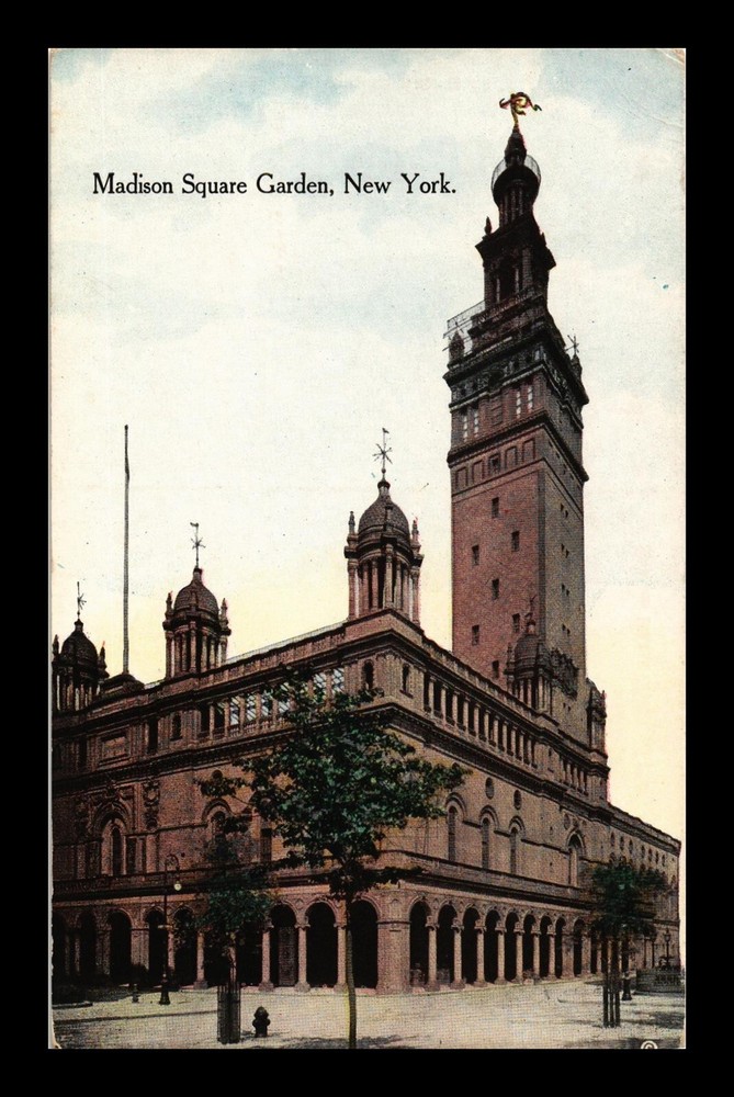 Dr Jim Stamps Postcard Madison Square Garden New York Unposted