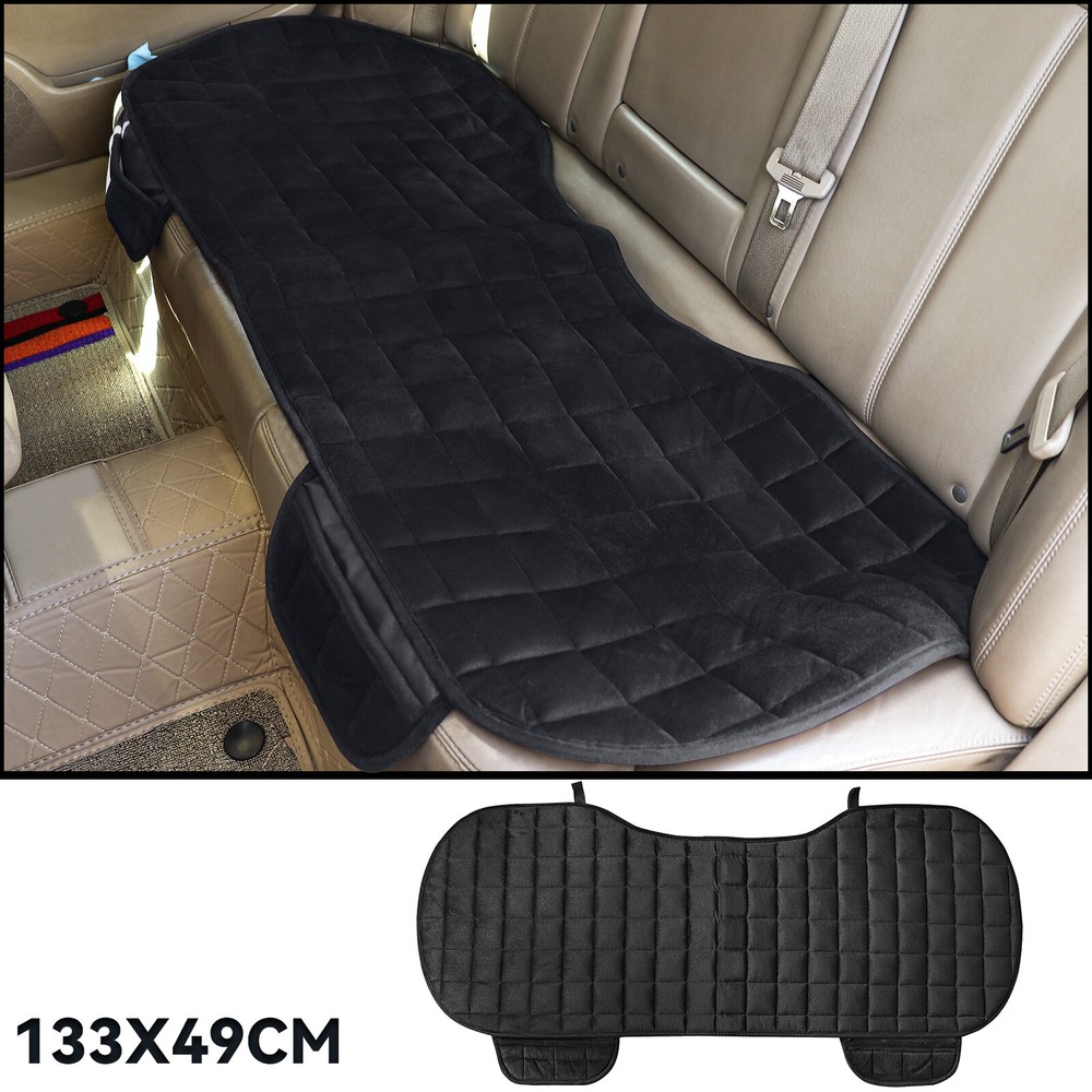 Car Winter Warm Seat Cover Protector Rear Back Row Chair Cushion Protect Pad Mat