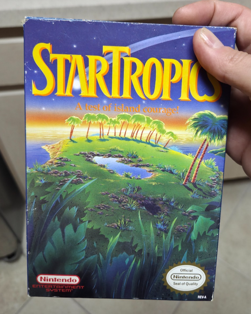 STARTROPICS NEW IN BOX NES GAME AUTHENTIC VERY RARE! NINTENDO NEVER PLAYED! CIB