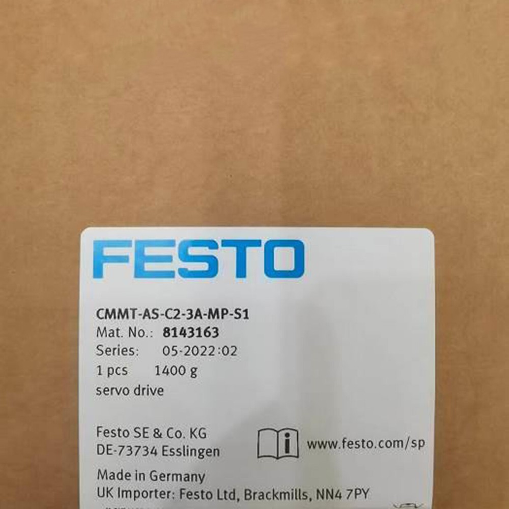 1PC New FESTO CMMT-AS-C2-3A-MP-S1 8143163 Servo Controller Fast Shipping