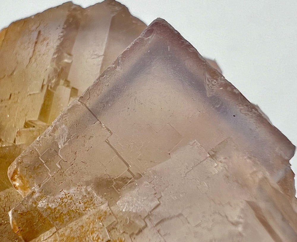 68g Rare Natural Cubic Blue Phantom Fluorite Specimen from Pakistan