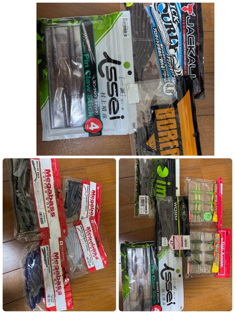 Fishing Lure Soft Lure Set Megabass Jackall Etc.