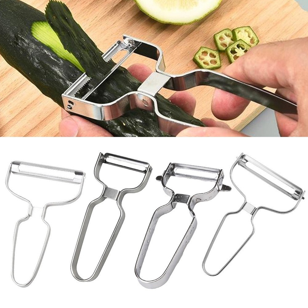 Effortlessly Peel Fruits and Vegetables with this Stainless Steel Peeler
