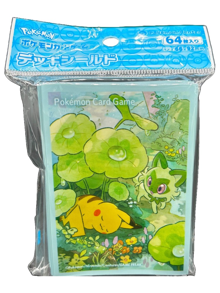 Pokémon Pikachu and Sprigatito 64-Card Sleeve Set Japan Import US Seller