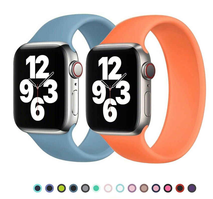 38-49mm Solo Loop Strap iWatch Band For Apple Watch Series Ultra/Ultra2/9/8/7/6