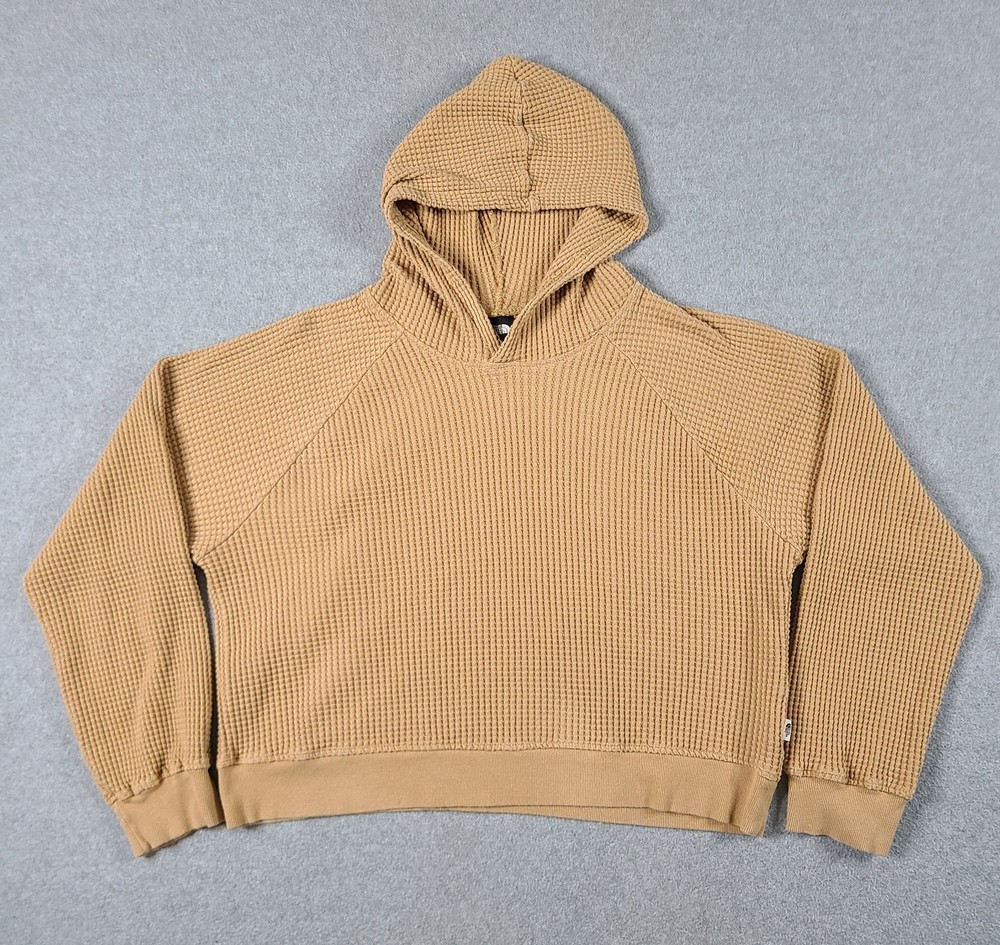 The North Face Pullover Women S Almond Butter Chabot Hoodie Thermal Waffle Gorp