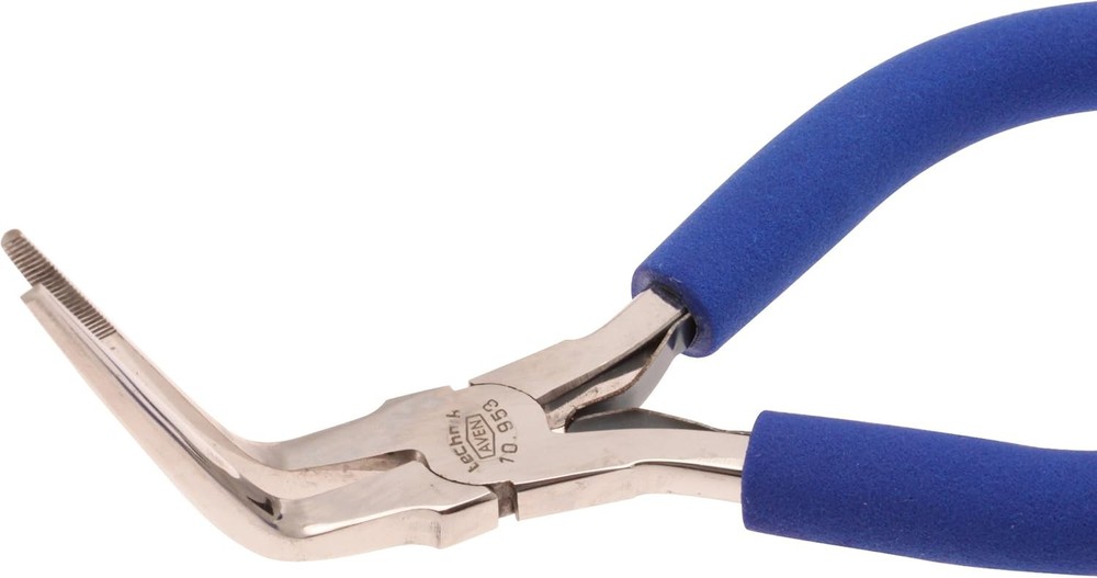 Aven 10953 Curved Needle Nose Pliers 152mm Stainless Steel Precision Tool