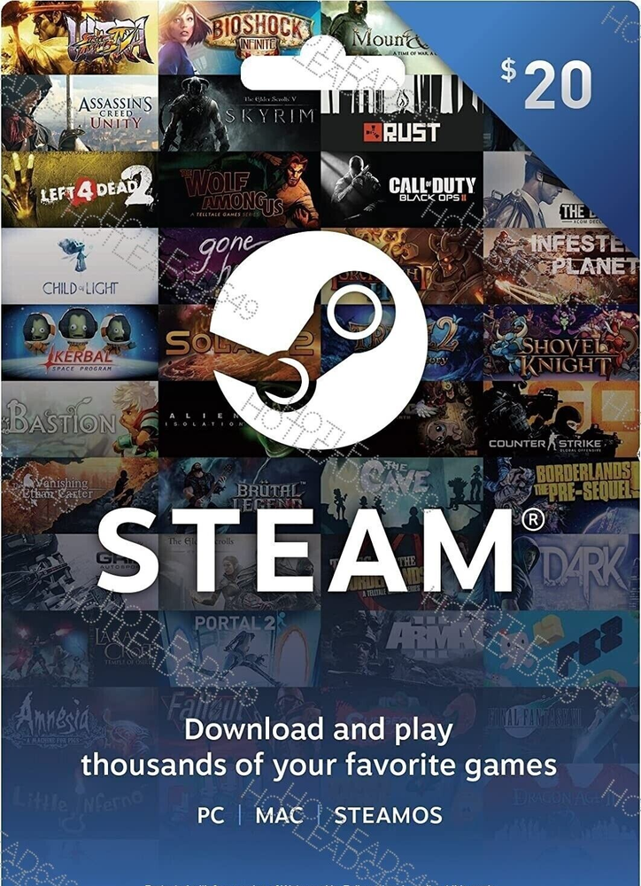 Steam Gift Card $20 Steam-image