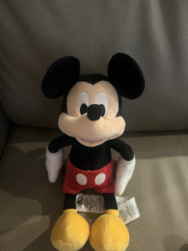 Disney Genuine Plush 10” MICKEY MOUSE Classic Plush Stuffed Animal