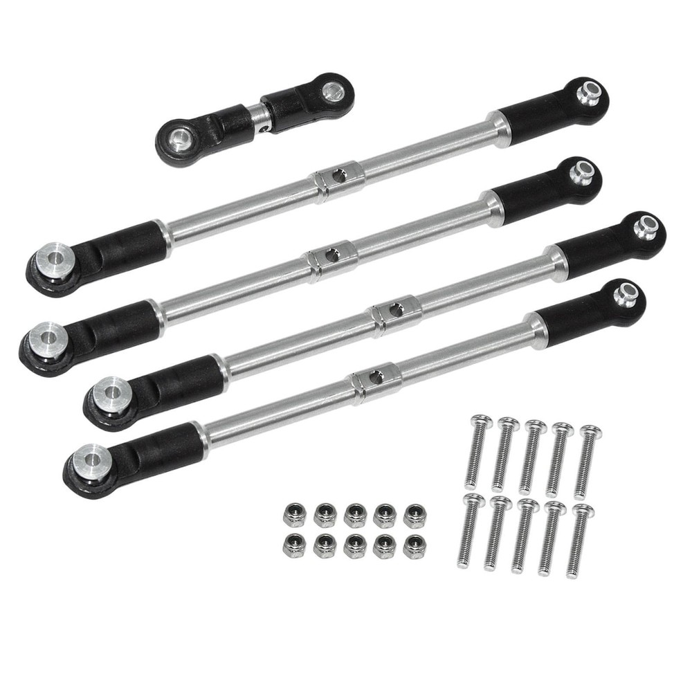 RC Steering Tie Rod Set Repalcement Spare Parts for 1/8 1/7 Scale RC Car