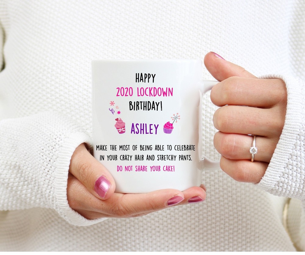 Personalized Quarantine Birthday Mug Quarantine Birthday Gift Best Friend
