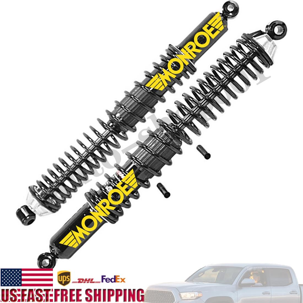 New Monroe Load Leveling Rear Shocks w/ Springs Fits Ford Mazda Truck Pickup
