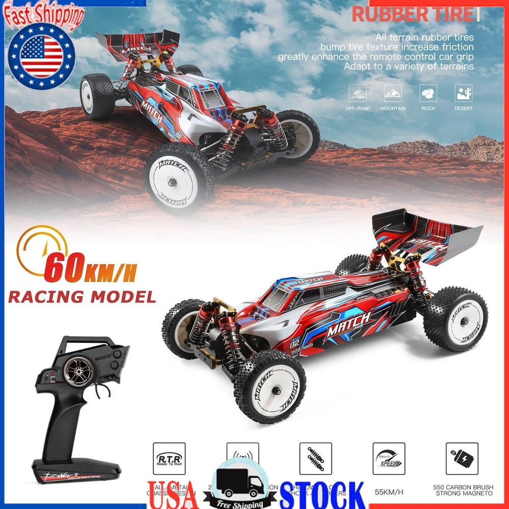 Wltoys 104001 High-speed Rc 1:10 Remote Control Car Drift Desert Buggy Truck UE