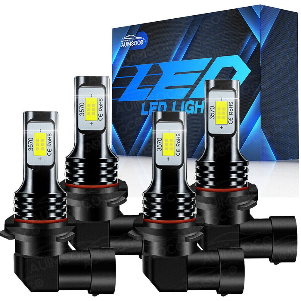 For Honda Accord 1995-2007 Car 6000K LED Headlights Bulbs Hi&Lo Lights 9005 9006