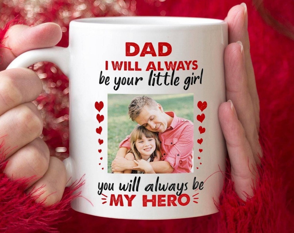 Best Dad Hero Mug - Christmas Gift From Daughter