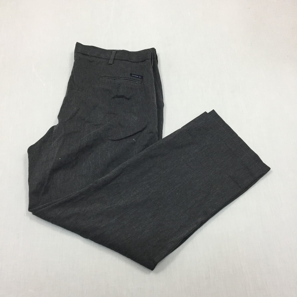 Dockers D3 Chino Trousers Cotton Pants Straight Fit Mens Size 42W 32L Grey