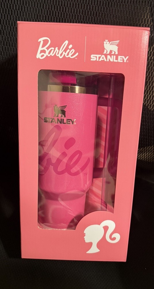 New Stanley 40oz Quencher Barbie Icon The FlowState Tumbler New Sealed