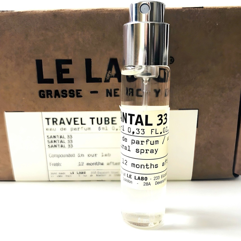 LE LABO SANTAL 33 EDP Travel Size Spray 10ml/0.33oz - 100% Authentic Perfume