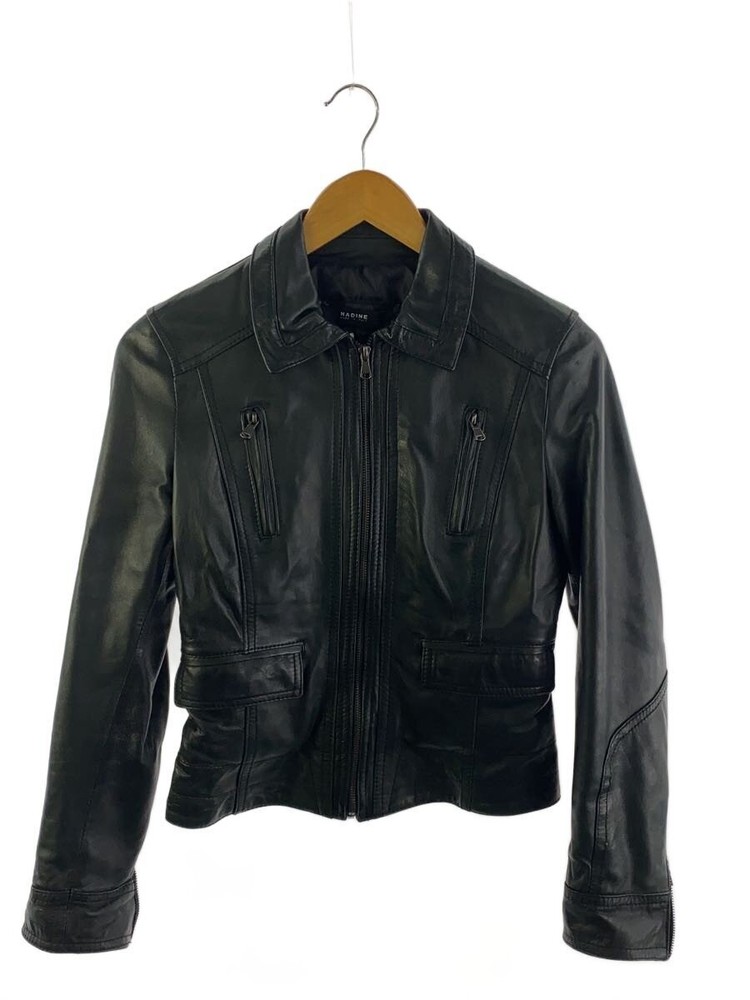 Vera Pelle Leather Jacket Blouson/S/Leather/Blk 6681