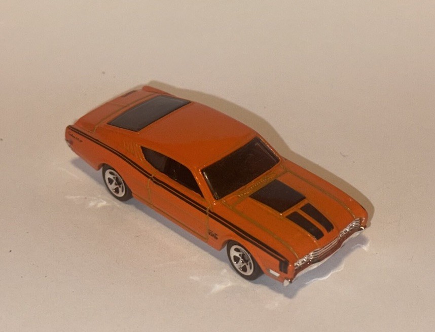 HOT WHEELS Loose '69 Mercury Cougar (Orange Version)