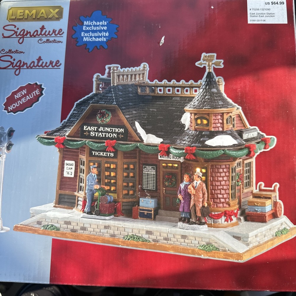 Lemax East Junction Station Christmas Village Building 75256  