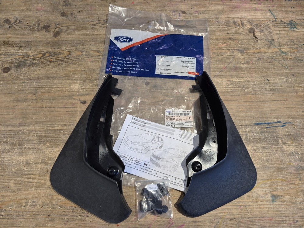 Ford Mondeo 2007- Genuine Rear Mud Flaps Mudguard Kit 4 door Models 1718465 OEM