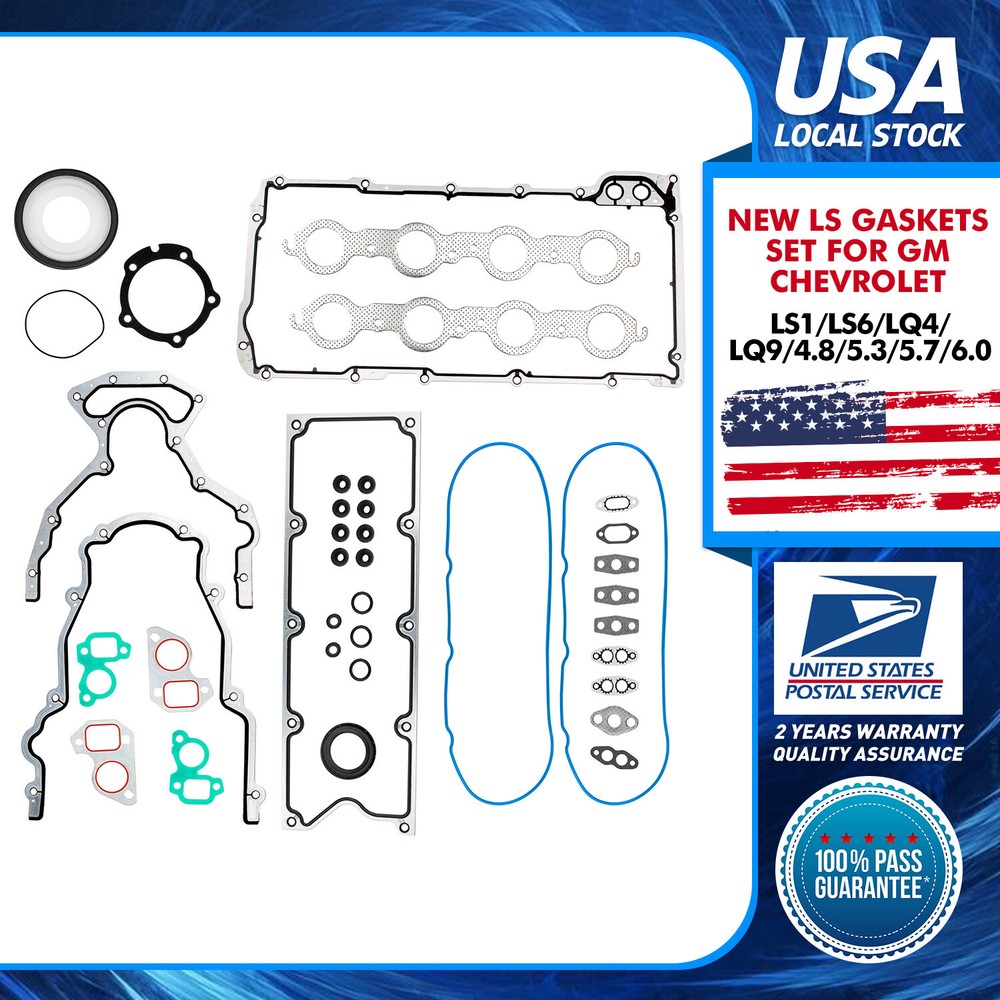 GEN III LS Gasket Set Kit For Chevrolet Silverado LS1-LS6 4.8L 5.3L 5.7L 6.0L