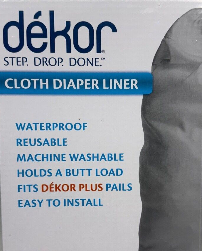 Dekor Cloth Diaper Liner / Waterproof Reusable Dekor Liner - 1 COUNT ONLY / NEW