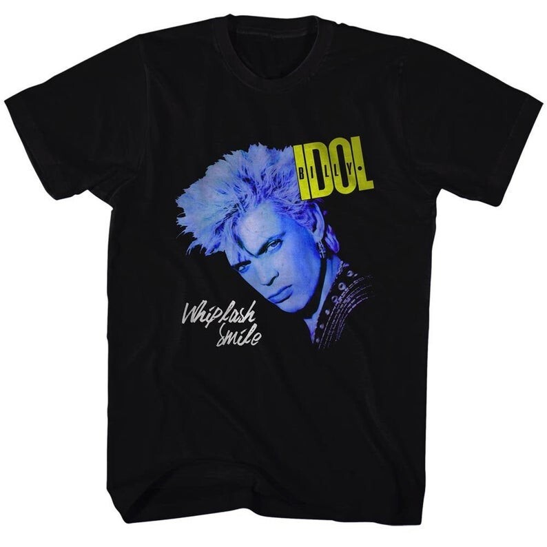 Billy Idol Whiplash Smile T-Shirt Unisex Cotton Tee For Men S To 4XL 3A572