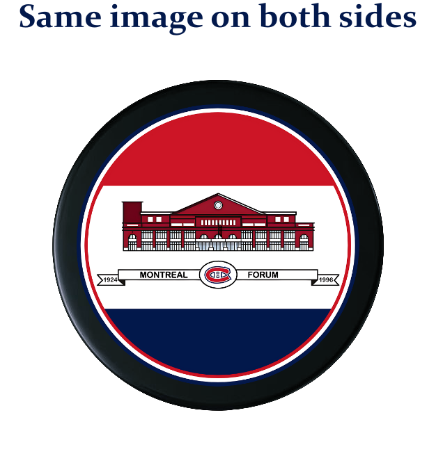 Montreal Forum 1924 - 1996 Montreal Canadiens Souvenir Hockey Puck NEW