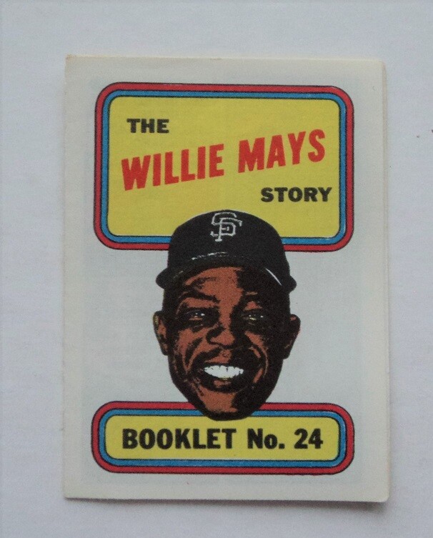 1970 Topps Booklets #24 Willie Mays - GEM MINT - FLASH SALE