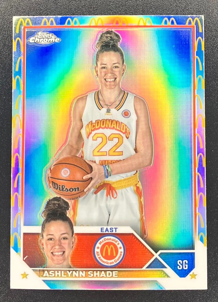 2023 Topps Chrome McDonalds Ashlynn Shade McDonalds Logo SP Rookie