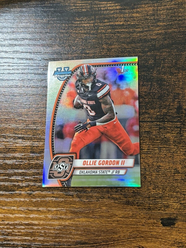 2024 Bowman Chrome Ollie Gordon II SSP SP-2 1st University Variation