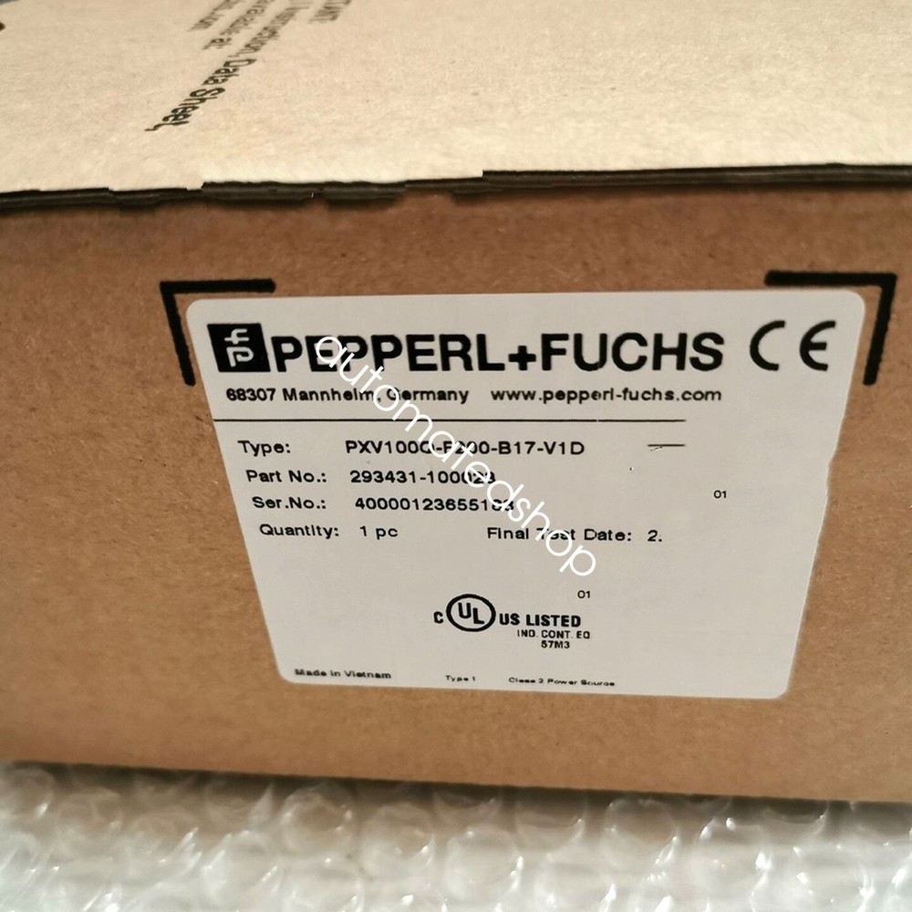1PCS New PEPPERL+FUCHS PXV100Q-F200-B17-V1D header Shipping DHL or FedEX
