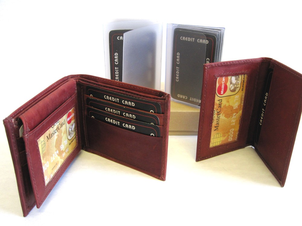 Fathers Day Gift Box 4-in-1 Wallet with Credit Card Holder Brown-image