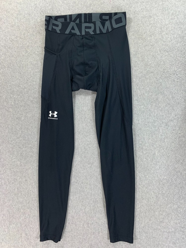Under Armour Heat Gear Compression Leggings for Women Medium Black