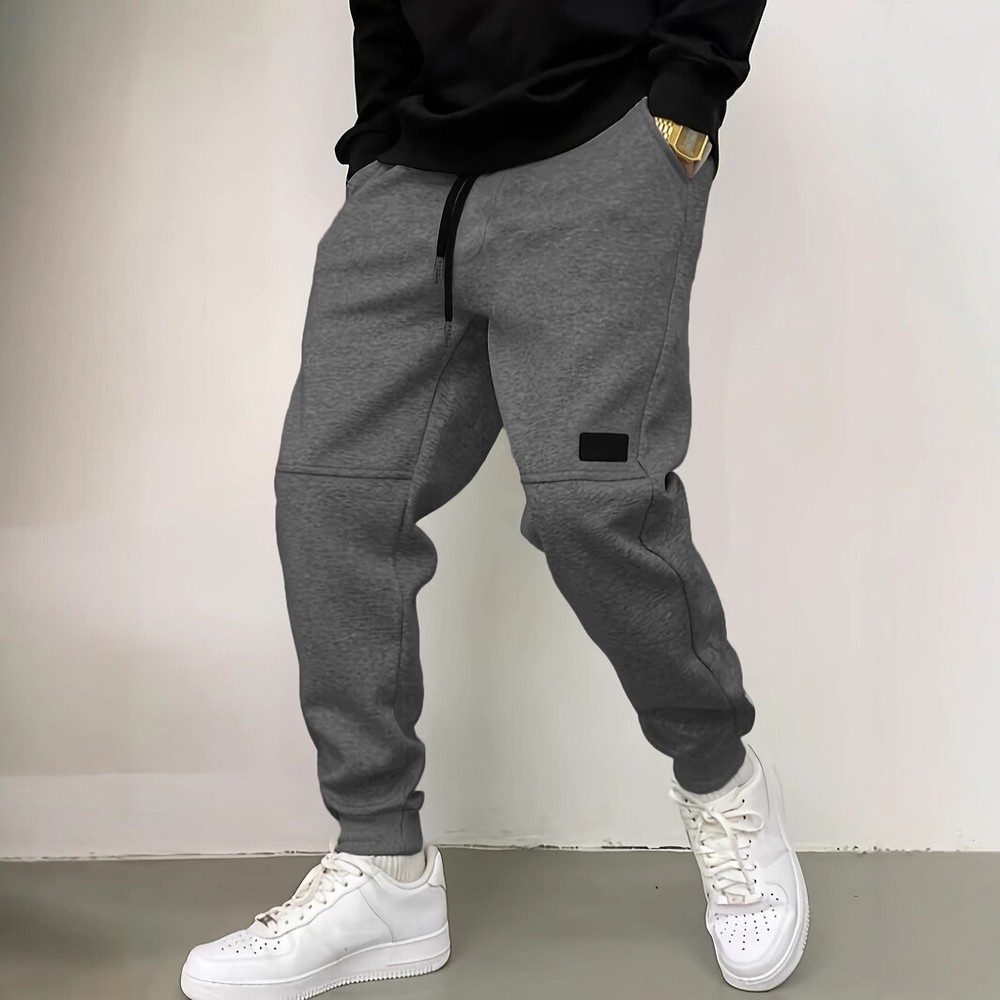 Men's Solid Color Sweatpants Casual Joggers Streetwear Sport Pants  