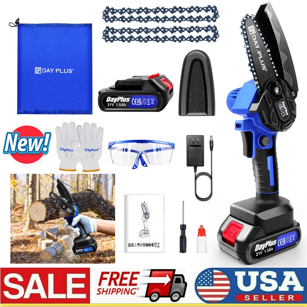 Makita Cordless 4 Inch Chainsaw Kit for Tree Pruning with Rechargeable Battery