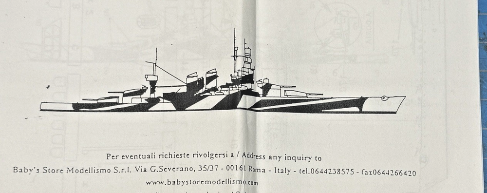 Delphis Models 1/700 R.N. CAIO DUILIO Battleship Andrea-Doria-class RESIN SHIP