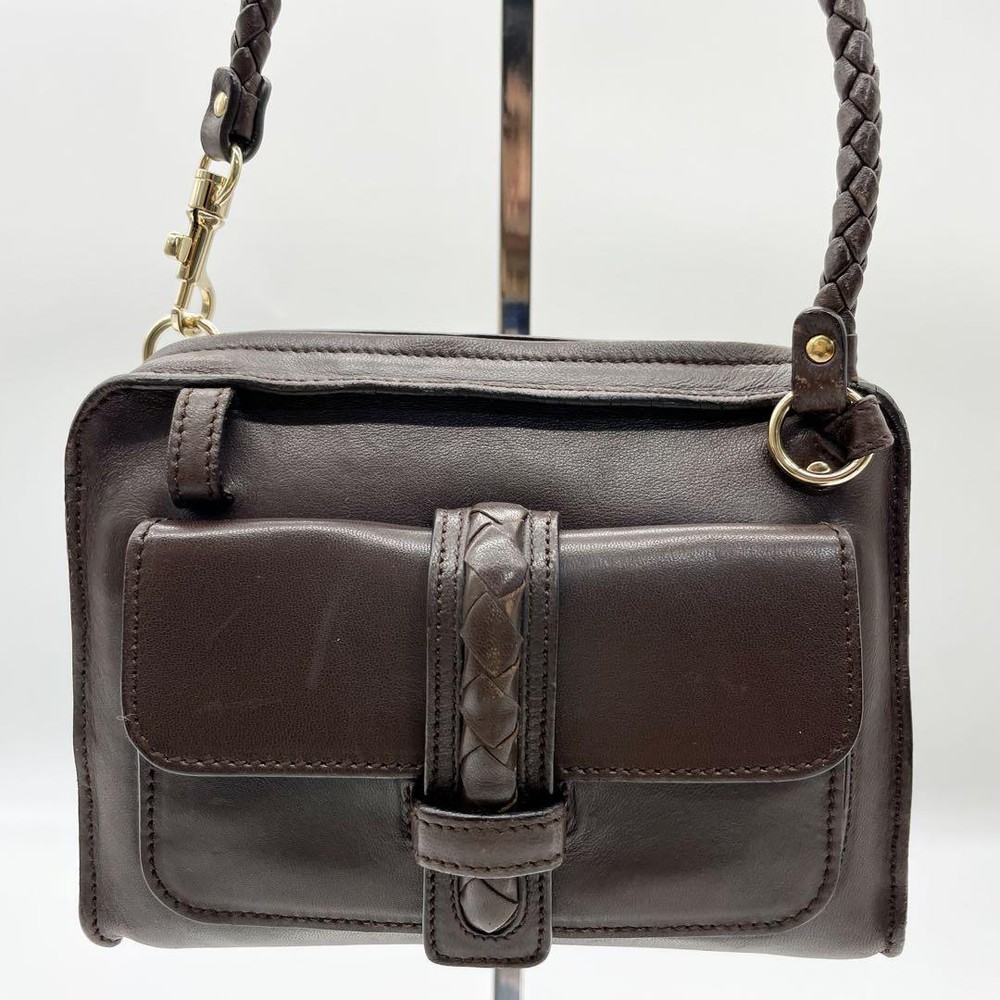 Bottega Veneta Intrecciato Leather Pouch Handbag Accessory