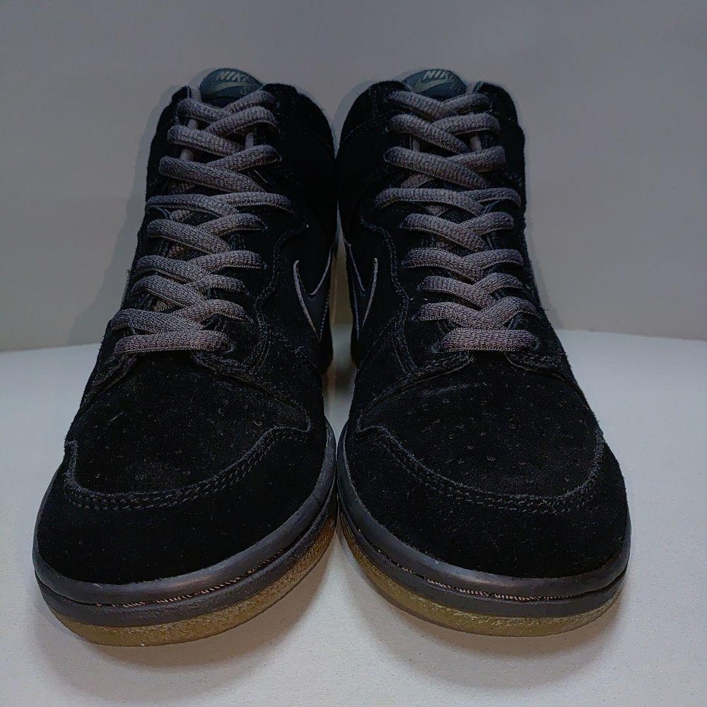Men 9.5US Nike Sb Dunk High Hi Fog Black/ Men Sneaker Original Sports Collection