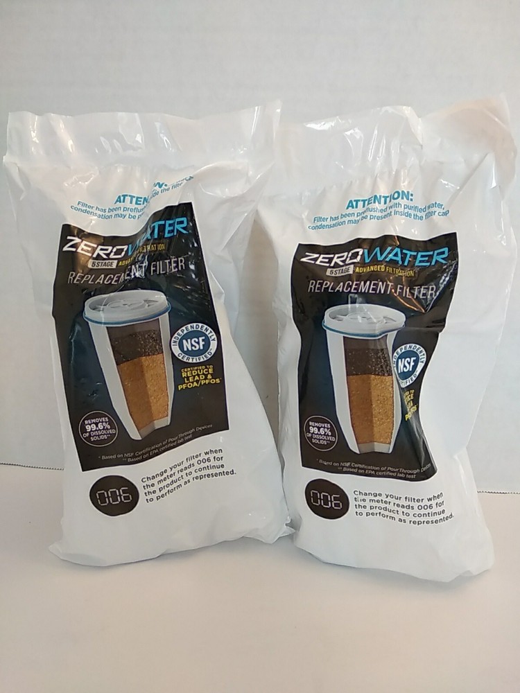 Zerowater 5-Stage Water Filter Replacement - 2 Pack