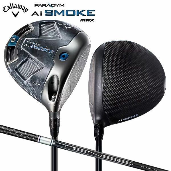 Callaway Paradym AI Smoke MAX  Driver 9.0 Stiff  Tensei 50 for CW  NEW
