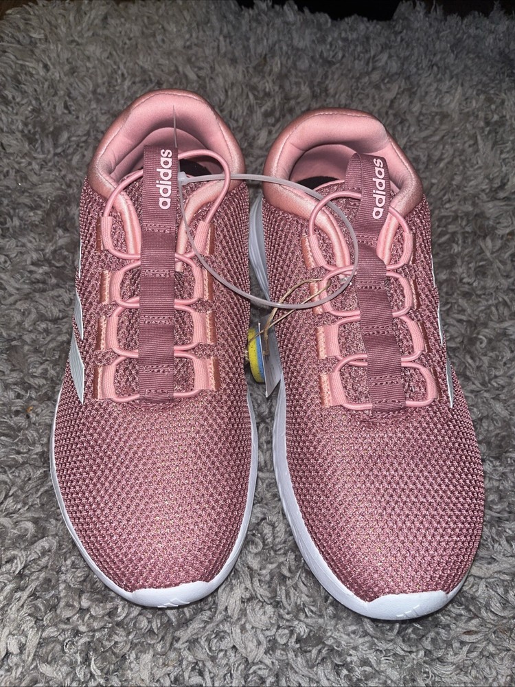 Adidas Cloudfoam Pure Womens Size 8.5 Running Shoes Pink Knit EF1188